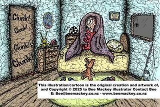 The Illustrated Poem 'Monsters Love Hugs'
